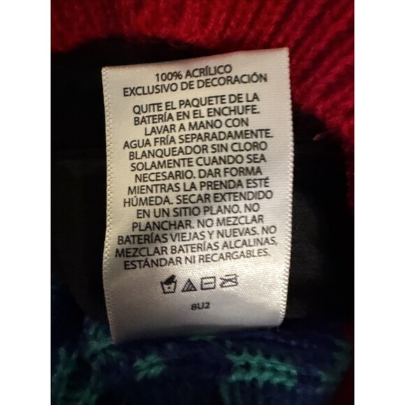 Jolly Sweaters Light Up Christmas Sweater Womens XL Beach Flamingo Tropical - Picture 5 of 11